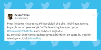 Survivor Tarihine Geçen Sema – Pınar Kavgası Sosyal Medyanın Gündeminde