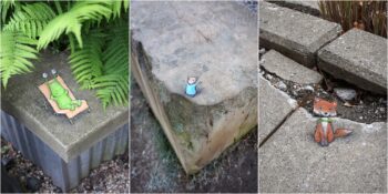 İnteraktif Çizimleriyle Gündelik Yaşamı Renklendiren Sanatçı David Zinn’den 15 Etkileyici Çalışma