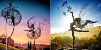 İngiliz Heykeltıraş Robin Wight’ın Masal Kitaplarından Fırlamış Gibi Görünen Peri Heykelleri