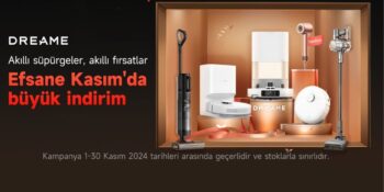 Efsane Temizlik İçin, Dreame’nin Efsane Süpürge Modelleri Efsane Kasım’a Özel İndirimlerle Satışta