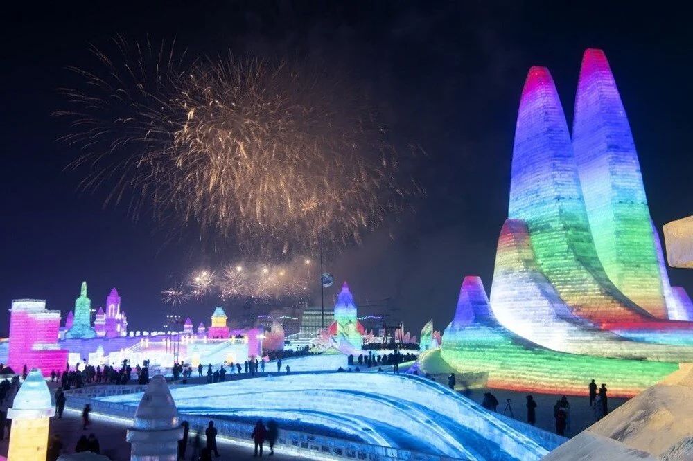 harbin buz ve kar festivali