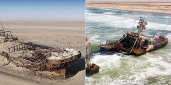 İskelet Sahil: Denizciler İçin Dünyanın En Tehlikeli Yeri Olan Namibya’daki Gemi Mezarlığı