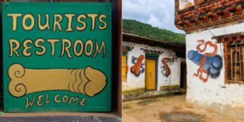 Hepsi Bir Keşişin Yüzünden! Neden Bhutan’daki Çoğu Duvarda Penis Resimleri Var?