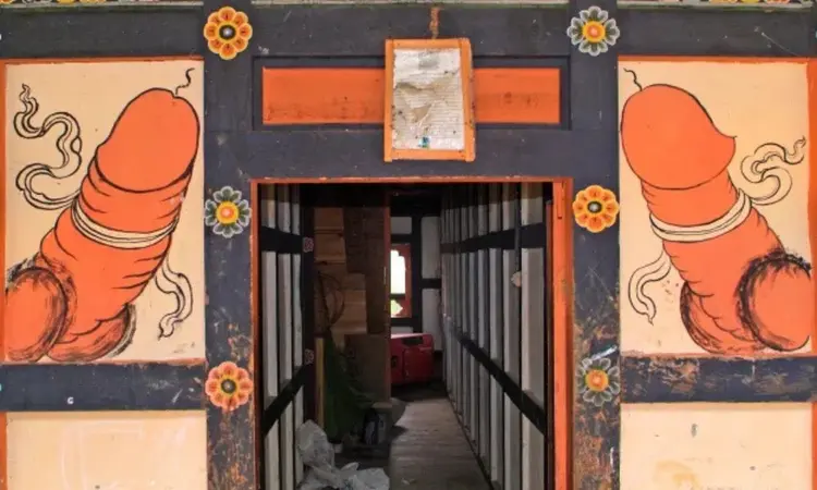 neden Bhutan’ın duvarlarında penis resimleri var