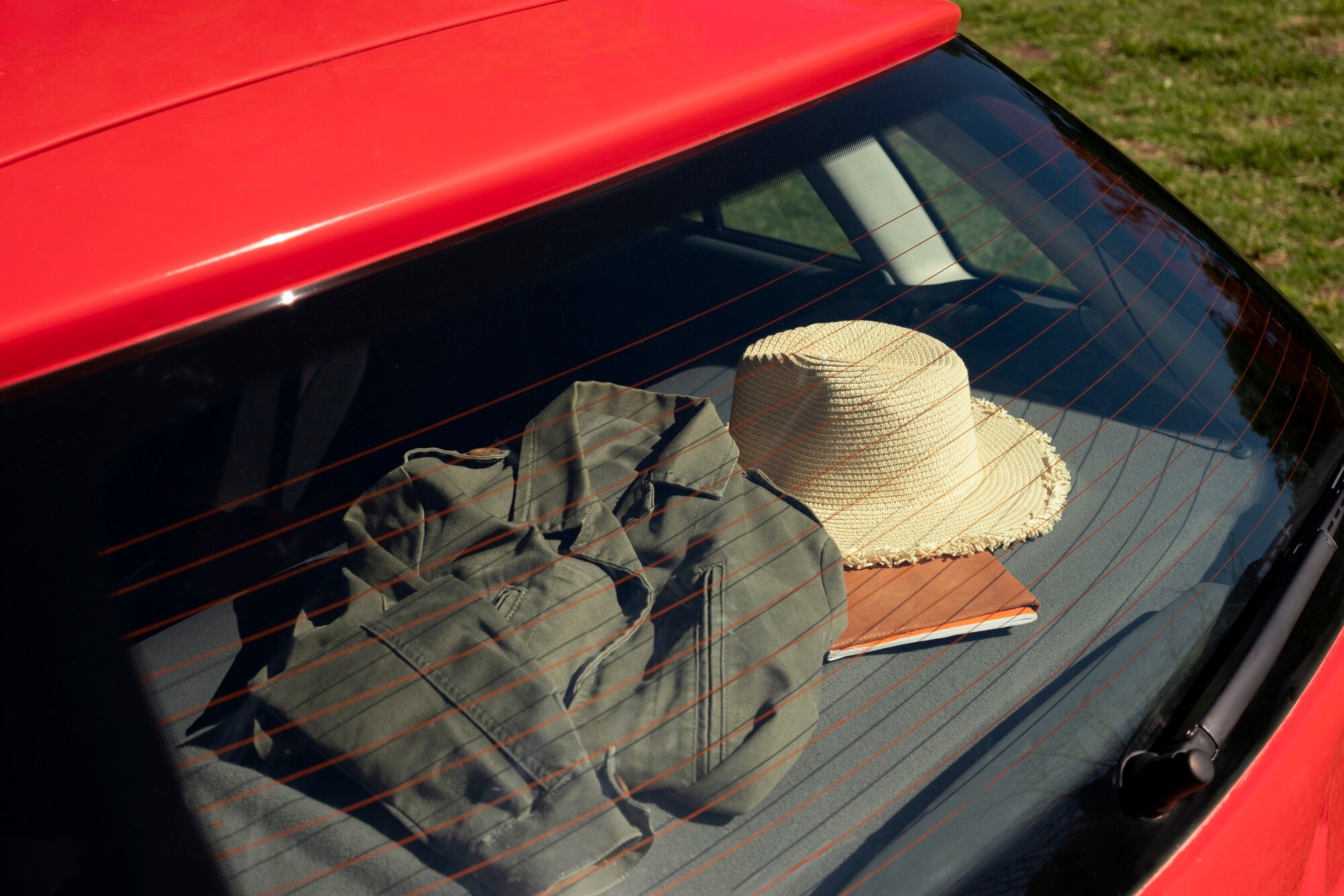 arabanın arka camındaki çizgiler