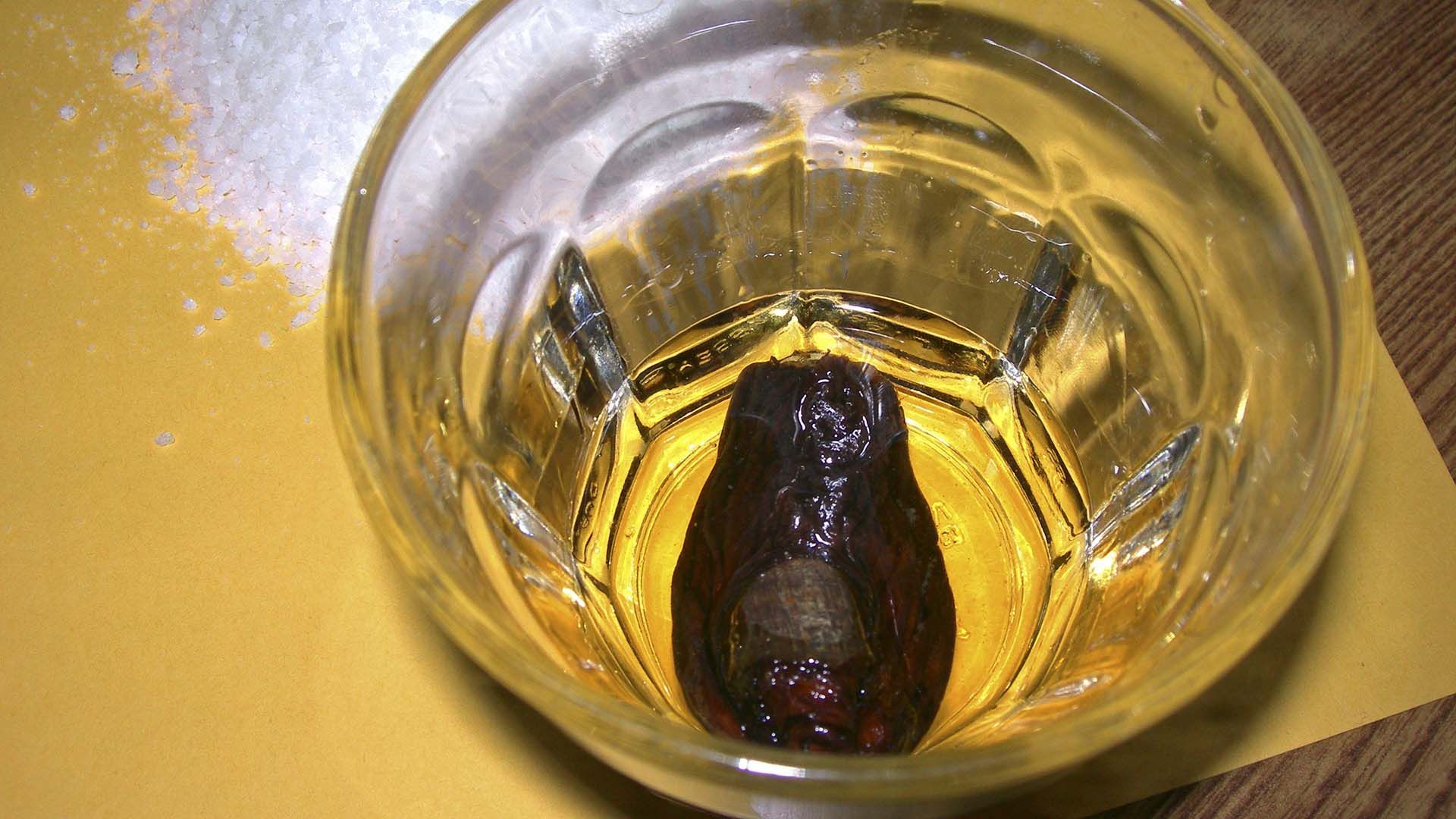 ayak parmağı ile yapılan Sourtoe kokteyli